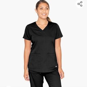 Grey's Anatomy black scrub top